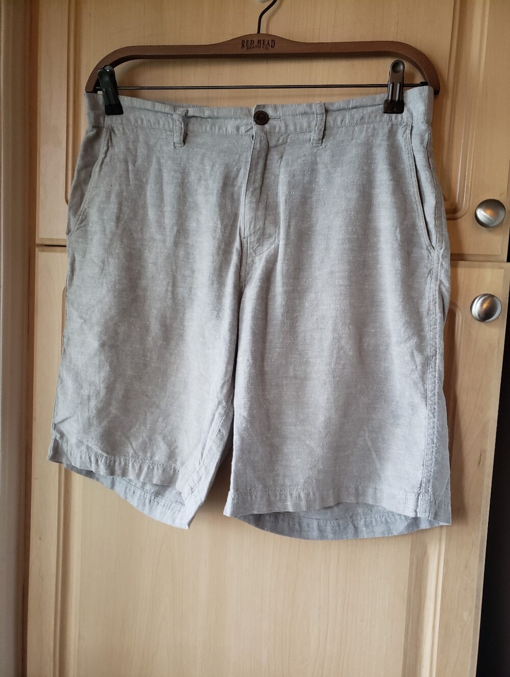 Patagonia Hemp And Organic Cotton Light Gray Men's Flat Front Shorts
